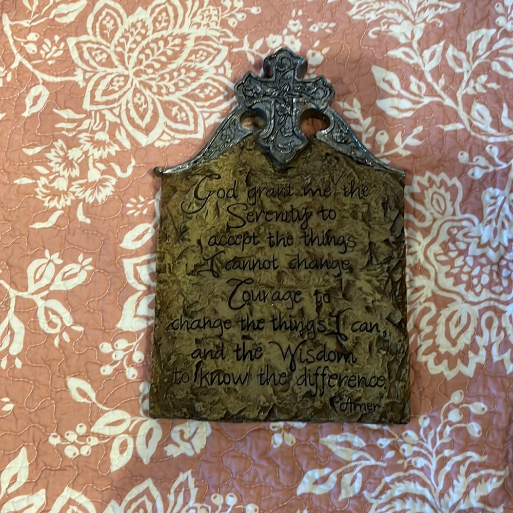 Serenity Prayer-Silver/Rock